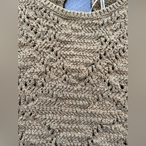 ANTHROPOLOGIE Women's Tan Knit Top SIZE XXS - Picture 5 of 8
